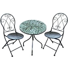 2 Seater Mosaic Athena Outdoor Bistro Set
