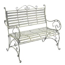 2 Seater Esther Steel Outdoor Garden Bench