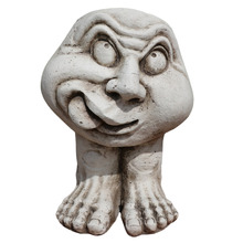 Franklin Head & Feet Fibrestone Garden Statue