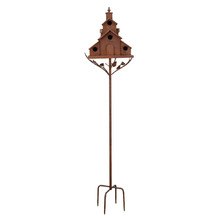 Vaelis Steel Birdhouse Garden Stake