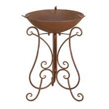 Omniel Steel Bird Bath & Feeder