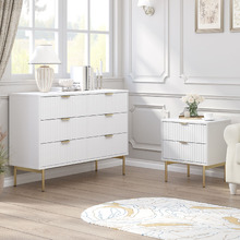 2 Piece Lilah Dresser & Bedside Table Set