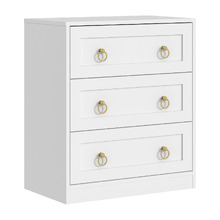 Cecilia 3 Drawer Bedside Table