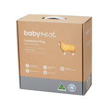 Natural Billy Lambskin Baby Rug