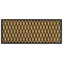 Criss Cross Faux Coir Doormat