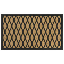 Criss Cross Faux Coir Doormat