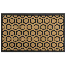 Honeycomb Faux Coir Doormat