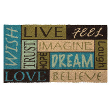 Multi-Coloured Dream Coir Doormat