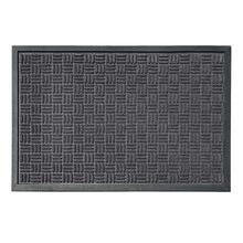 Charcoal Bantry Rubber Doormat