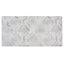 White Ludovica Anti-Fatigue Kitchen Mat