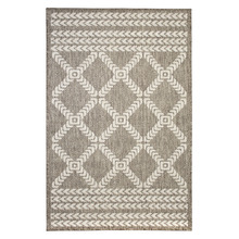 Brown Aswan Flat Weave Rug