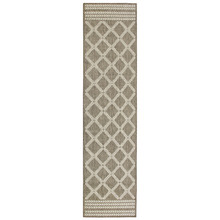 Brown Aswan Flat Weave Runner