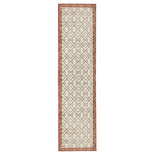 Red Border Tanta Power-Loomed Runner