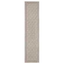 Grey Border Volos Flat Weave Runner