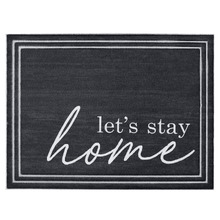 Dark Grey Fleur Doormat