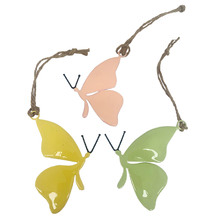 3 Piece Butterfly Hanging Ornament Set
