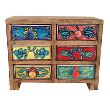 6 Drawer Ceramic Trinket Box