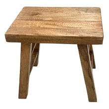 Andreas Mango Wood Accent Stool