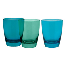 6 Piece Tiara Greens 365ml DOF Tumbler Set