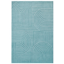 Cashmere Blue Unity Hand-Tufted Wool Rug