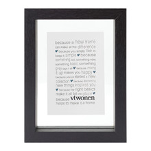 Black Pine Wood Photo Frame