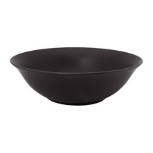 Matte Black 20cm Porcelain Bowl