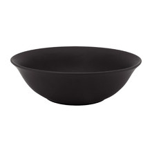Matte Black 23cm Porcelain Bowl