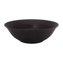 Matte Black 25cm Porcelain Bowl
