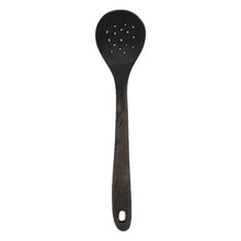 Black Acacia Wood Slotted Spoon