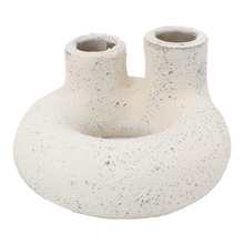 12cm White Ecomix Candle Holder