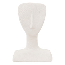 Egg White Ecomix Face Sculpture
