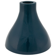 9.5cm Dark Blue Aluminium Candle Holder