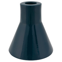 8.5cm Dark Blue Aluminium Candle Holder