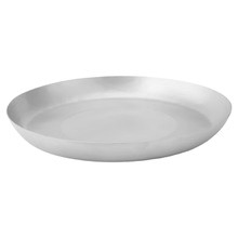 Silver 42cm Round Iron Tray