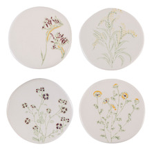 4 Piece Flora Coaster Set