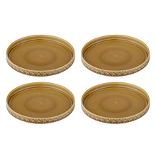 Caramel Heath Porcelain Tapas Plates (Set of 4)