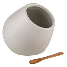 2 Piece Nestle Salt Pig with Spoon Set