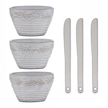6 Piece Croft 10cm Bowl & Spreader Set