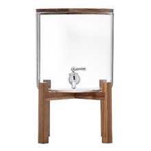Gather 5L Glass & Acacia Wood Drink Dispenser