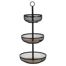 Olsen 3 Tier Mesh Fruit Basket
