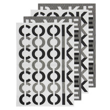 4 Piece Cook & Bake Cotton Kitchen Towel Set