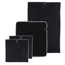 4 Piece Mega Waffle Kitchen Towel, Mat & Dish Cloth Set