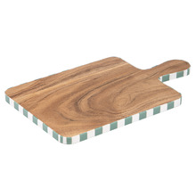 Panama Stripe Acacia Wood Serving Board