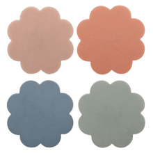 4 Piece Panama Flower Coaster Set