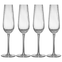 Esme 220ml Crystal Champagne Glasses (Set of 4)