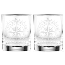 Compass Atticus 350ml Whiskey Glasses (Set of 2)