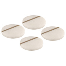 White Emerson Coasters (Set of 4)
