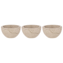 Champagne Emerson Pinch Bowls (Set of 3)