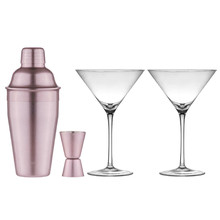 4 Piece Blush Aurora Cocktail Set