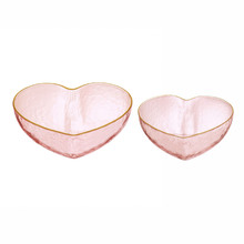 2 Piece Pink Amour Dessert Bowl Set